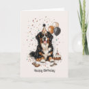 Search for bernese mountain dog birthday cards Puppy