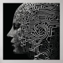 Recherche de maze posters Abstrait
