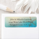 Search for starfish wedding return address labels Turquoise