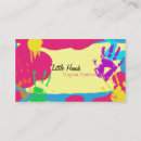 Recherche de copies de main cartes visite Soins des enfants
