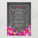 Search for hawaiian luau bridal shower invitations Hibiscus