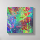 Search for abstract splatter painting canvas prints Bold