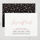 Search for 17th birthday invitations Rose gold