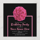 Search for bouquet birthday invitations Floral