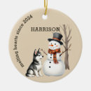 Search for husky ornaments Dog lover