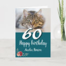 Search for 60th cat birthday cards 60 years old