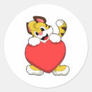 Search for siberian cat stickers Tiger