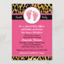 Recherche de leopard baby shower invitations Chic