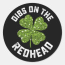 Search for redheads stickers Leprechaun