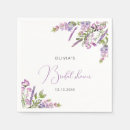Search for purple floral napkins Lilac