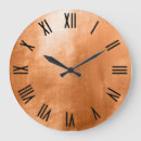Search for black and copper clocks Elegant
