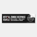 Search for official bumper stickers Zombie