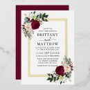 Search for red gold Watercolor burgundy floral