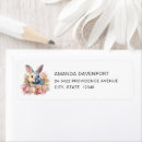 Search for easter return address labels Rabbit