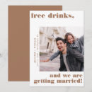 Search for getting married invitations Free drinks