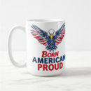 Search for proud american mugs Red white blue