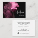 Search for make up artist business cards Girly
