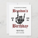 Search for punk rock birthday invitations Boy