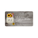 Search for rustic mason jar return address labels Grey