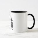 Search for rabbit silhouette mugs Vintage