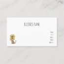Search for animal business cards Cartoon