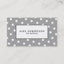 Search for polka dots business cards Minimalist