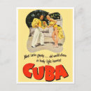 Recherche de danseuse vintage cartes postales Cubain