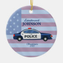 Search for police car ornaments Policeman