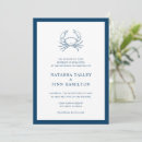 Search for crab wedding invitations Nautical