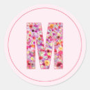 Search for pink letter m stickers Flowers