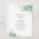 Search for succulent rehearsal dinner invitations Greenery