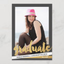 Search for grey graduation invitations Chalkboard