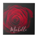 Search for red rose tiles Vintage