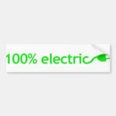 Search for electric vehicles bumper stickers Green