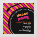 Search for dance sweet 16 invitations Orange