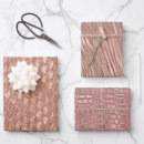 Search for metallic texture wrapping paper Rose gold