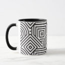 Search for geometric shapes pattern mugs Modern