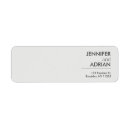 Search for masculine monogram return address labels Minimalist