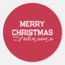 Search for vintage name tags stickers Merry christmas