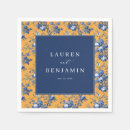Search for navy and orange napkins Floral