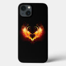 Search for heart wing iphone cases Black