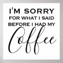 Search for coffee humour posters Modern