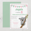 Search for koala party invitations Australia