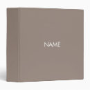 Search for taupe binders Minimalist