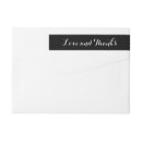 Search for love and thanks return address labels Chic