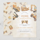 Search for construction baby shower invitations Transportation