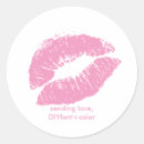 Search for lips wedding stickers Kiss