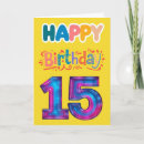 Search for boys 15th birthday cards Party