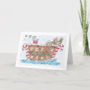 Search for boat christmas cards Santa