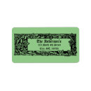 Search for art nouveau return address labels Flowers